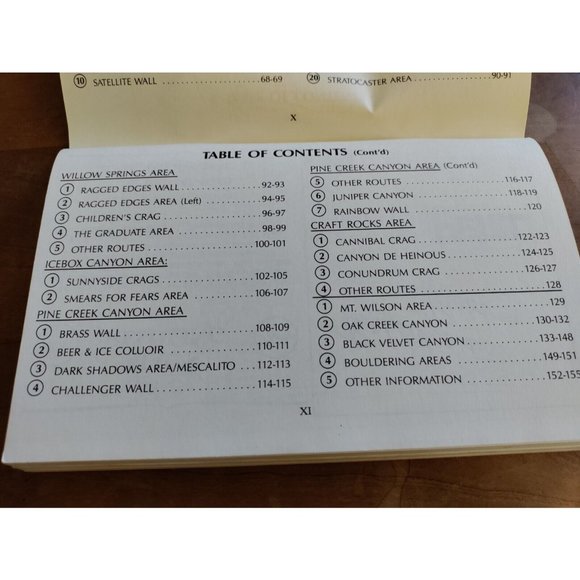 A Climbers Guide To The Red Rocks Of Nevada By RANDY FAULK 1992 1st Edition - Picture 8 of 8